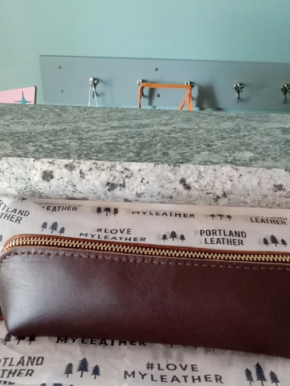 Portland Leather Sidekick Pouch NWOTS